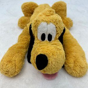 Disney Store Genuine Original Pluto 16" Plush Stuffed Toy Bean Bag Belly